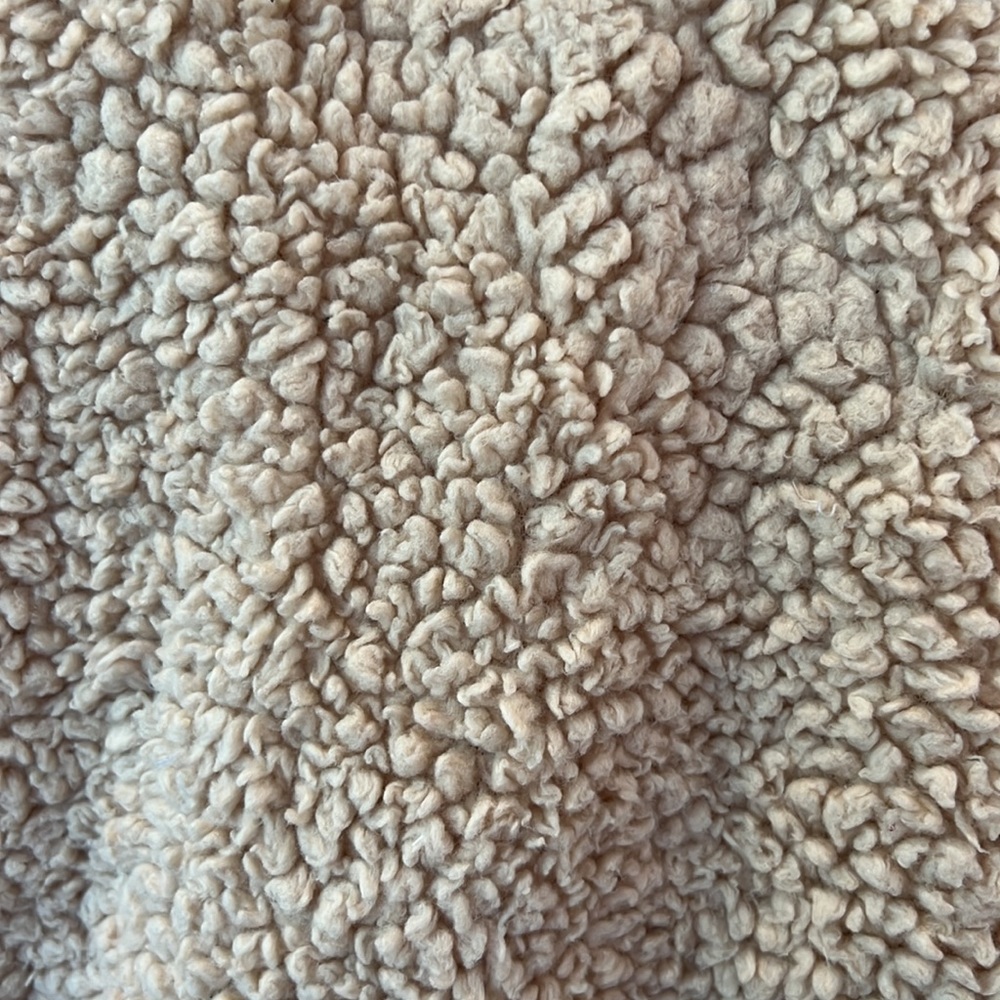 Forever 21 Fleece Fuzzy Sweater in Tan Size L - Picture 4 of 6
